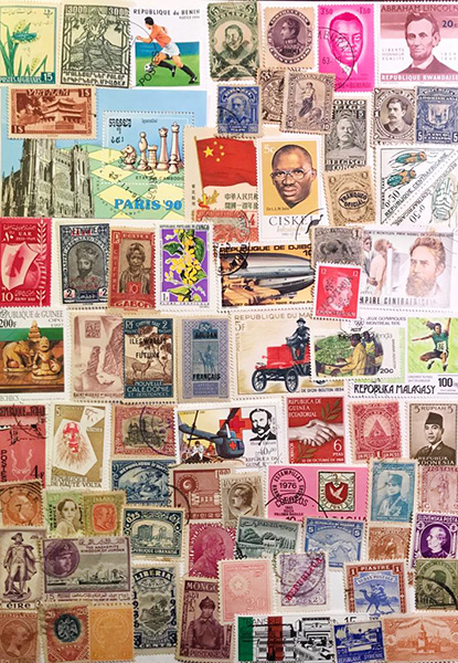 varios I estampillas colección mundial ludwig meier stamps world stamp collection