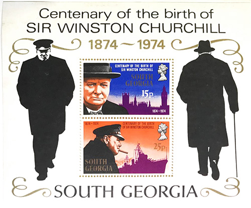 Winston Churchill omnibus estampillas colección mundial ludwig meier stamps world stamp collection